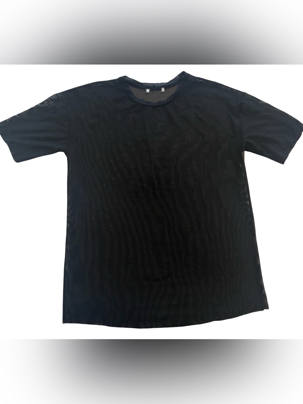 Sheer Black Tee